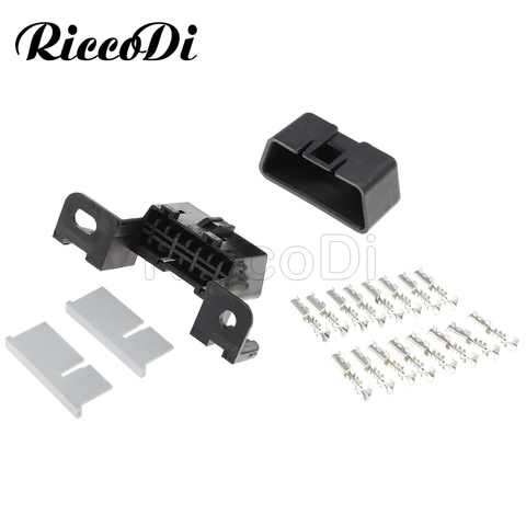 1-20 kits 16pin macho y hembra KET OBDII de diagnóstico OBD enchufe de cable de conector para Volkswagen VW GM MG610761-5 ► Foto 1/3