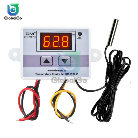 XH-W3001 W3001 LED Digital Thermoregulator probador de temperatura termostato inteligente Sensor de temperatura controlador de salida de relé ► Foto 1/6