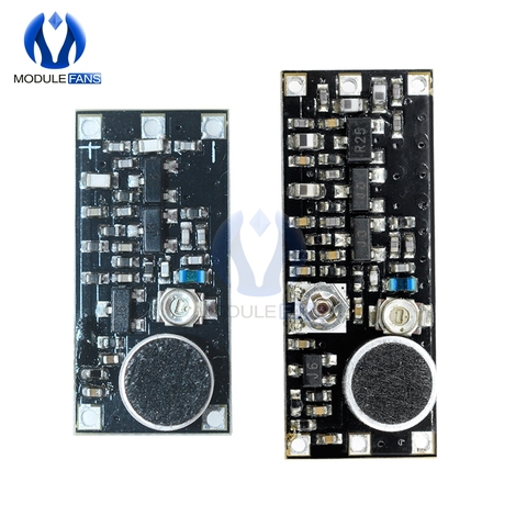 Transmisor FM de micrófono, placa de frecuencia de vigilancia, módulo inalámbrico para condensador ajustable Arduino, 88-115MHz, 80-110MHz ► Foto 1/6