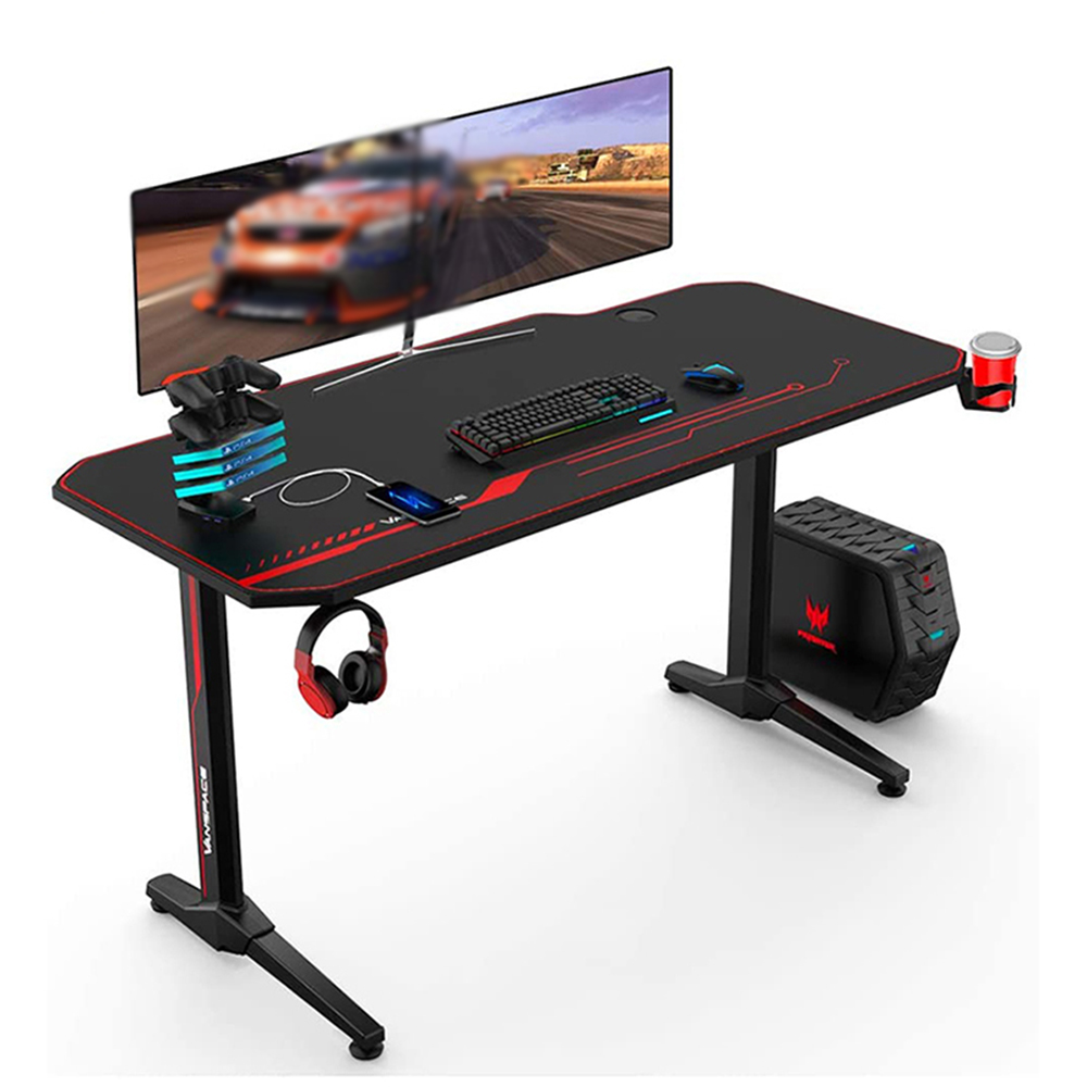 Gaming mesa escritorio ordenador mesa PC ergonómico para sus videojuegos 