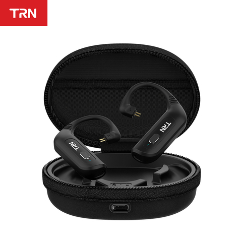 TRN BT20S PRO Bluetooth 5,0 gancho de oído con caja de carga Aptx/AAC/SBC Cable adaptador de auricular MMCX/2Pin conector para TRN V90 VX BA ► Foto 1/6