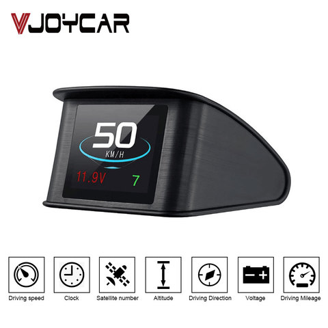 VJOY T600 Universal Car HUD Head Up Display Digital GPS velocímetro con prueba de velocidad prueba de freno alarma de sobrevelocidad TFT pantalla LCD ► Foto 1/6