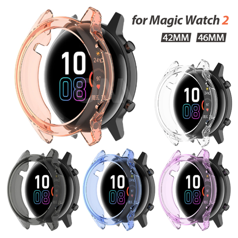 Funda protectora para Huawei Honor Magic Watch 2, 42mm, 46mm, cubierta de TPU de alta calidad, carcasa de parachoques delgada, Honor Watch 2 ► Foto 1/6