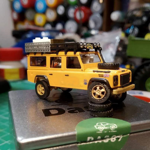 Dasmikro Das87 HO escala 1/87 4x4 chasis DIY versión estándar Kit con 3D impreso D110 cuerpo y Motor ► Foto 1/6