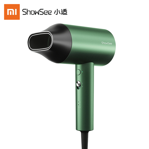 Secador de pelo portátil Xiaomi ShowSee Anion, Nanoe, cuidado del cabello con iones de agua, secado rápido profesional, 1800W ► Foto 1/6