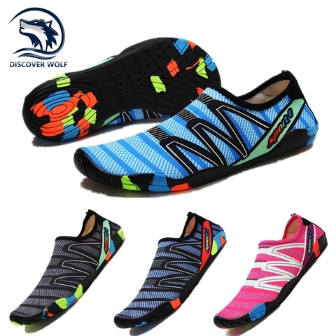 Zapatillas de agua de secado rápido para hombre y mujer, calcetín de playa, playa, agua, deportes de natación, agua, Verano ► Foto 1/6