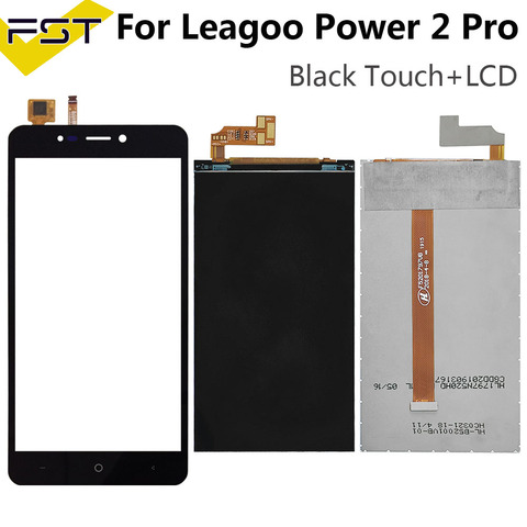 5,2 ''negro para Leagoo Power 2 Pro LCD Display + Digitalizador de pantalla táctil para Power2 Pro repuestos + herramientas + adhesivo ► Foto 1/5