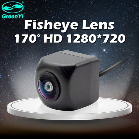 GreenYi-cámara de visión nocturna HD para vehículo, 1280x720P, IP68, impermeable, MCCD, vista trasera de coche, cámara de marcha atrás de respaldo ► Foto 1/6