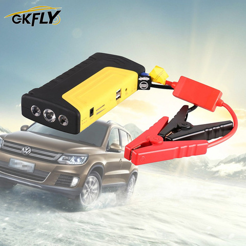 GKFLY-arrancador de batería de coche, Cable de arranque de emergencia portátil, 12V, 600A, multifunción, para coche, diésel, gasolina ► Foto 1/6