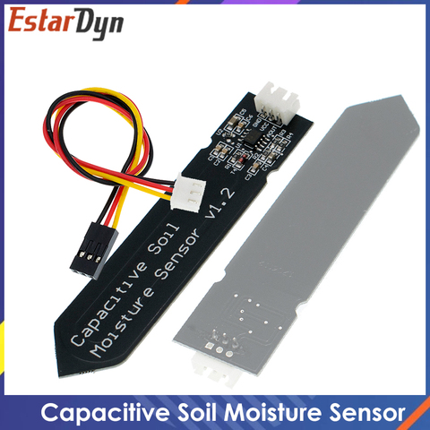 Módulo de Sensor de humedad de suelo capacitivo, cable de amplio voltaje no fácil de corroer, 3,3 ~ 5,5 V, resistente a la corrosión con gravedad para Arduino ► Foto 1/6