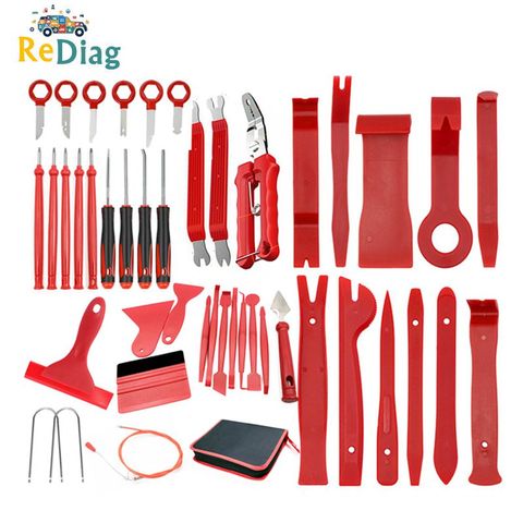 Kit de herramientas de mano de extracción de coche, herramienta de desmontaje embellecedor de Panel, Clip de puerta, para abrir o instalar, Kits de herramientas de palanca de reparación ► Foto 1/1