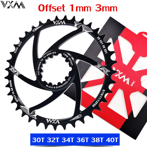 VXM bicicleta GXP plato estrecho y ancho MTB Chainwheel 30T 32T 34T 36T 38T 40T SRAM XX1 X9 XO X01 gx11 águila NX 1/3mm bielas ► Foto 1/6