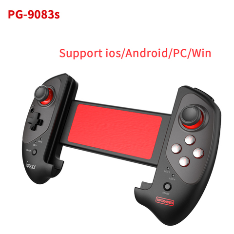 Mando de videojuegos inalámbrico Bluetooth BT4.0 IPEGA PG-9083S Joystick de murciélago rojo para Samsung iOS/Android teléfonos móviles Tablet ► Foto 1/6