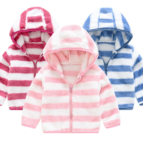 Abrigo de lana con oído de bebé para niños y niñas, chaqueta con capucha, ropa para bebé, otoño e invierno, 80-120 ► Foto 1/6