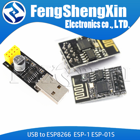 Adaptador de programador ESP01 UART GPIO0 ESP-01, adaptador ESP8266 CH340G USB a ESP8266 Serial, Módulo de placa de desarrollo Wifi inalámbrico ► Foto 1/1