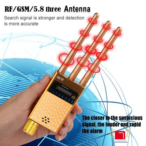 Profesional espía Detector por radiofrecuencia CDMA de señal GSM Bug GPS cámara inalámbrica escuchando ► Foto 1/6