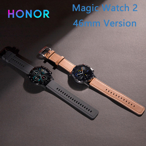 Original Honor reloj mágico 2 reloj inteligente 46mm mundial versión de Bluetooth 5,1 de oxígeno en la sangre de corazón para Android iOS ► Foto 1/6