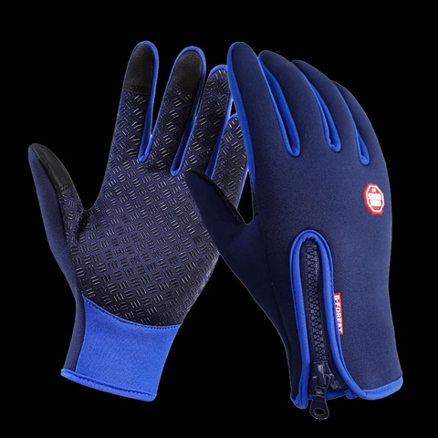 WALK FISH-guantes de Pesca de dedo completo, impermeables, de cuero transpirable, cálidos, accesorios de Pesca de carpa, Pesca de invierno ► Foto 1/6