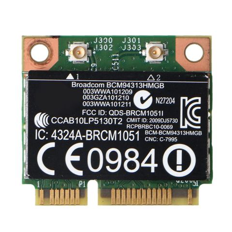 Adaptador de tarjeta inalámbrica para ordenador portátil Broadcom BCM94313HMGB BCM20702, Wifi + 4,0, Bluetooth, medio Mini PCI-E para ordenador portátil HP ► Foto 1/6