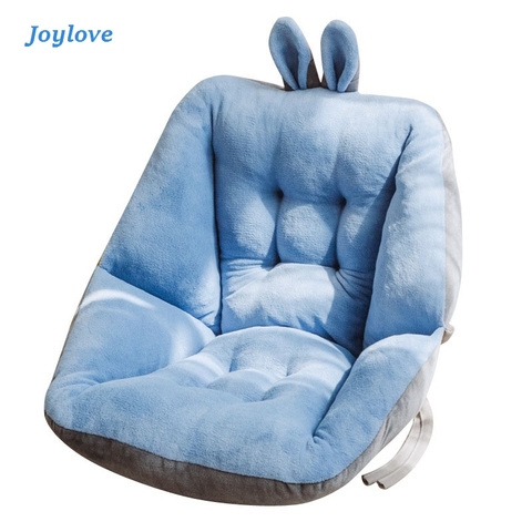 JOYLOVE-cojín semicerrado para silla de oficina, cómodo cojín blanqueador de ciática con respaldo y cojín ► Foto 1/6