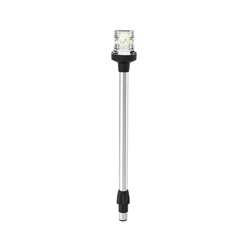 Linterna Led de navegación marina, luz redonda de 600mm, 12V, visibilidad, 3NM, barco blanco ► Foto 1/6