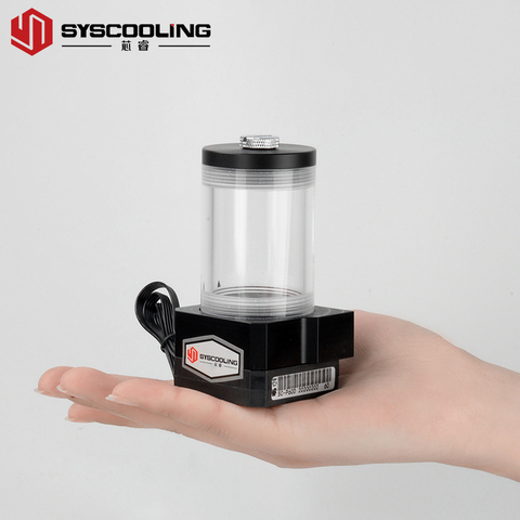 Syscooling-Bomba De refrigeración de agua para ordenador, P60D, alto rendimiento, con depósito de agua ► Foto 1/5