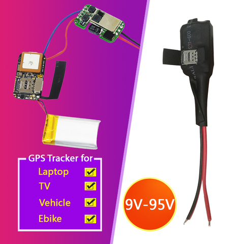 Topin CT3 Mini GSM LBS Wifi GPS Tracker para portátil TV Ebike de localizador de vehículo batería incorporada APP Web SMS seguimiento en tiempo Real ► Foto 1/6