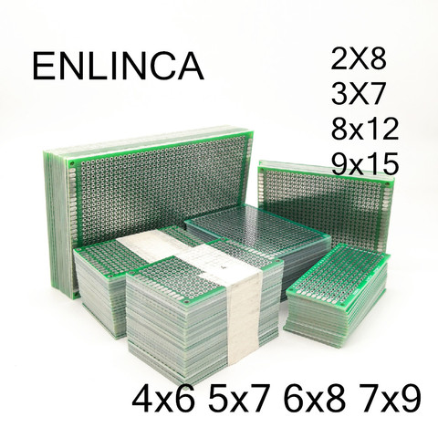 2-5 uds. De prototipos de cobre de doble cara, placa Universal Experimental para Arduino, 5x7, 4x6, 3x7, 2x8, 6x8, 7x9, 8x12, 9x15 ► Foto 1/5