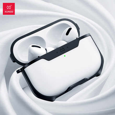 Funda de auriculares Xundd para Apple AirPods Pro, funda inalámbrica Bluetooth transparente, funda protectora para Airpod 3, funda protectora antipolvo ► Foto 1/6