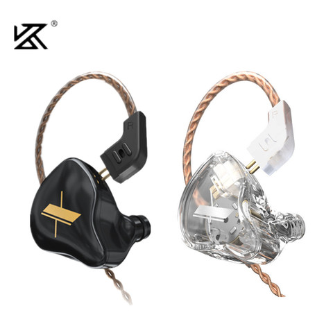 KZ-auriculares intrauditivos EDX 1DD con Monitor de auriculares con graves HIFI, Auriculares deportivos con cancelación de ruido, KZ ES4 ZST X ED9 ED12 STM M10 ZS3 ► Foto 1/6