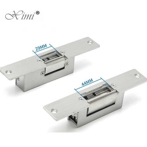 Cerradura electrónica de puerta de ataque eléctrico, sistema de Control de acceso, nuevo, a prueba de fallos, de acero inoxidable, 12V, cc, a prueba de fallos, sin bloqueo NC ► Foto 1/6