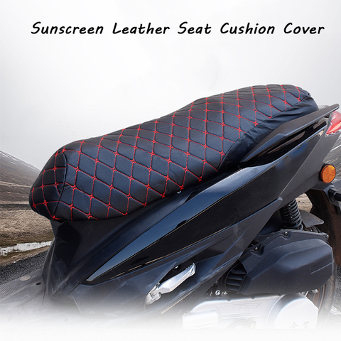 Accesorios universales para motocicleta funda para cojín de asiento de cuero Protector solar 3D y Protector impermeable funda de cojín de aislamiento ► Foto 1/1