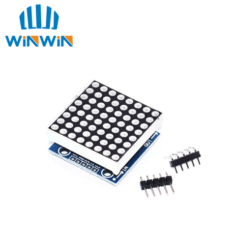 Módulo de matriz de microcontrolador C12 MAX7219 dot Módulo de pantalla productos terminados ► Foto 1/1