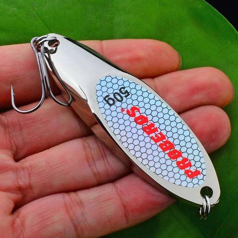 1pc 1,5g 3g 7g 10g 14g 21g 28g 35g 40g 50g 60g cuchara de Metal Spinner señuelo de pesca lubina cebos cuchara de plata señuelo para pesca vertical abordar ► Foto 1/6