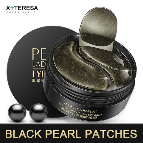 Parches de colágeno hidratante para ojos y perlas negras, mascarilla de Gel blanqueadora, elimina el círculo oscuro, bolsa antiarrugas para ojos, cuidado de la piel coreano, 60 uds. ► Foto 1/6