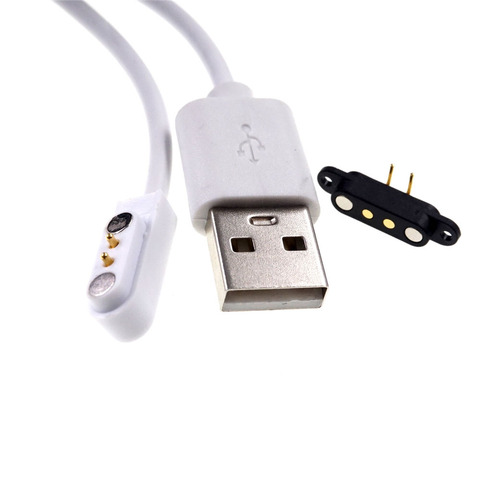 2 conjuntos de cable de carga usb magnético hembra conector Pin Pogo carga de energía Solución 2 Pin imanes Pad de contacto PCB de soldadura ► Foto 1/6