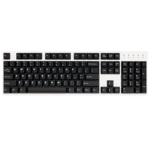 Taihao-Teclado mecánico WOB, accesorio en blanco y negro, abs, doubleshot, cubic, para juegos diy, xd64, bm60, xd68, bm68, xd84, gh60, xd96 ► Foto 1/6