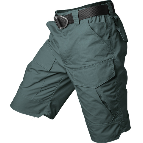 Pantalones cortos tácticos de verano para hombre, Shorts militares con múltiples bolsillos para senderismo, deportes al aire libre, viaje, Camping, pesca, impermeables ► Foto 1/6