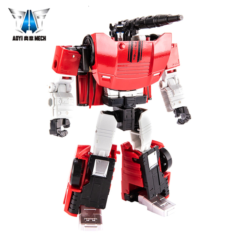 AOYI-figura de acción transformable H6002-9b Robot de plástico ABS, juguete BMB de Sideswipe Gunpla Deformable ► Foto 1/6