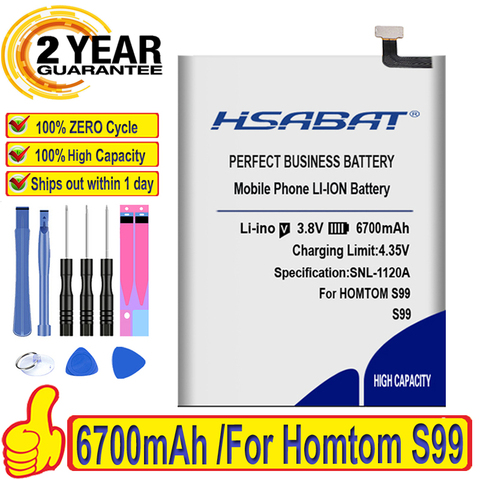 100% Original HSABAT batería de 7100mAh para HOMTOM S99 ► Foto 1/6