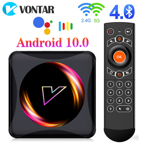 VONTAR-dispositivo de TV inteligente Z5, Android 10, 4GB, 64GB, Rockchip RK3318, compatible con 1080p, 4K, Google Play, Youtube, Set de reproductor multimedia ► Foto 1/6