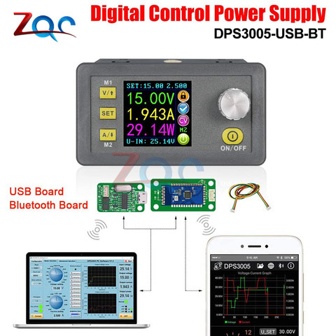 DSP3005 CC/CV DC-DC 6 -40V a 0 -32V de alimentación Buck conversor de comunicación LCD Digital del voltímetro del regulador de voltaje ► Foto 1/6