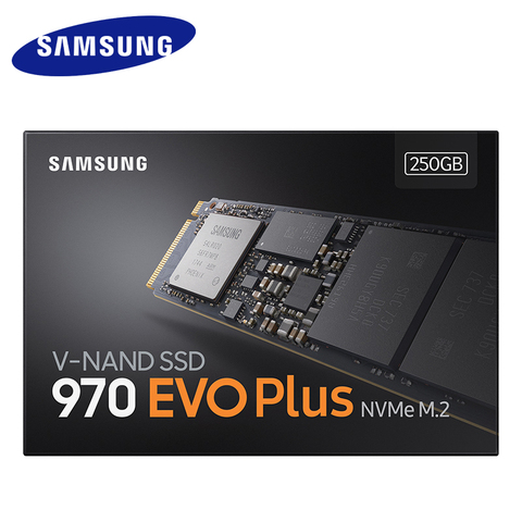 SAMSUNG-SSD M.2 NVMe 970 EVO PLUS de 250GB y 500GB, disco duro interno de 1TB y 2TB para ordenador portátil y de escritorio ► Foto 1/6