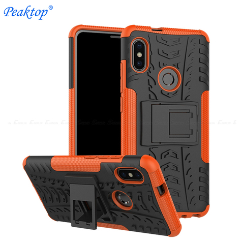 Funda protectora de plástico duro de armadura TPU para Xiaomi Redmi Note 5 6 7 Pro AI 4X4 Global 5A Prime 5 Plus S2 Y2 Y1 4A ► Foto 1/6