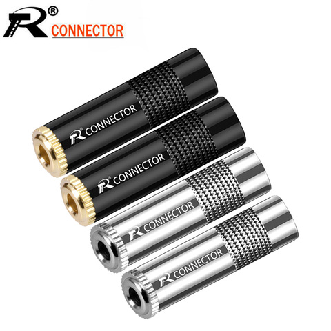 2 uds. De conector de Audio de 3,5 MM conector hembra estéreo de 3 polos conector de 1/8 