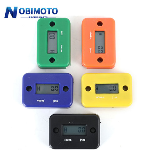 Contador horario inductivo para motocicleta, medidor Digital de motor a prueba de agua, medidor de horas, pantalla LCD para bicicleta, motocicleta, ATV, barco fuera de carretera ► Foto 1/6