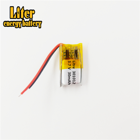 Batería recargable de polímero de litio de 301012 3,7 V 30mAh para auriculares bluetooth, altavoz Mp3, grabadora de ratón 031012 ► Foto 1/4