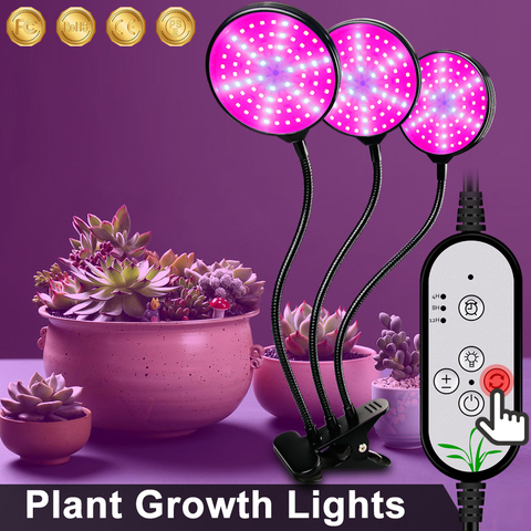 Lámpara LED de espectro completo para cultivo de plantas, Fito de 5V con USB, Lámpara de cultivo de plantas de luz para plantones y flores, caja de tienda ► Foto 1/6