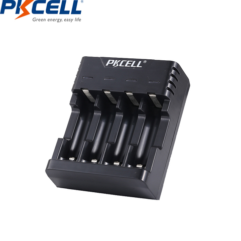 PKCELL-cargador de batería para 18650, 26650, 21700, AA, AAA, litio, NiMH, NICD, USB, AA, AAA, carga rápida ► Foto 1/6