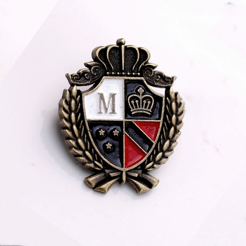 Insignia de personalidad británica Retro Para hombre y mujer, broche de escudo de moda, Collar de traje, Pin de solapa, informal, mochila, accesorios de bolso, joyería ► Foto 1/6